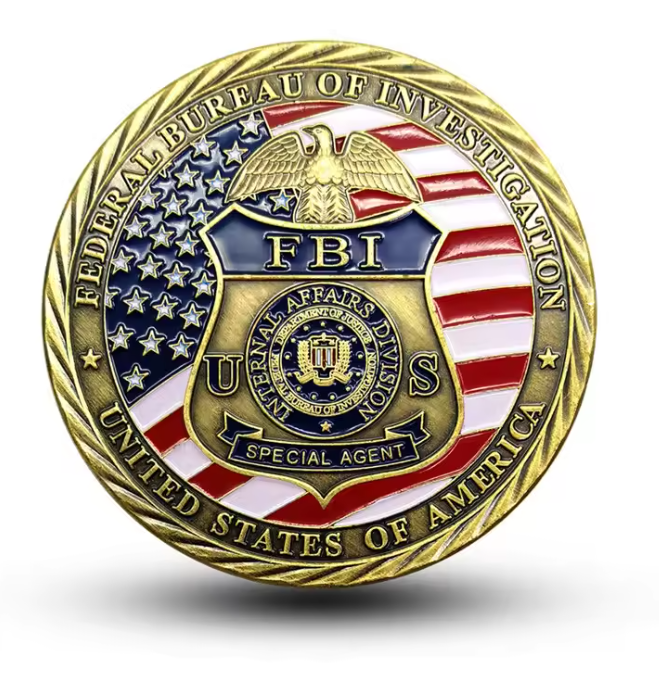 Сувенирная монета Федерального бюро расследований (28132719)