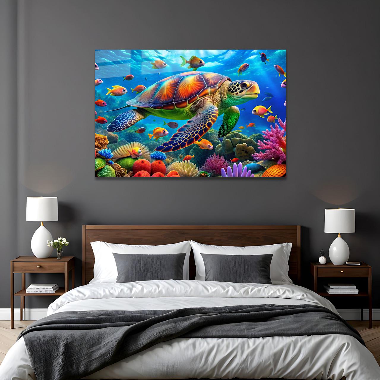 Картина на стекле NovellaPrint Морская гармония 75х50 см (421.2)