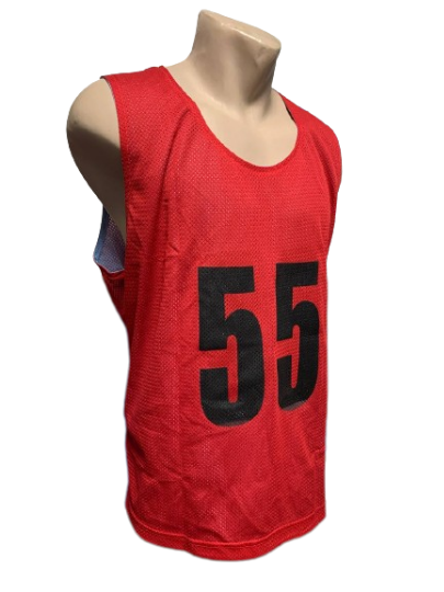 Маніжка доросла Сток з лого двосторонній ХL 180-190 см Червоно-блакитний (464)