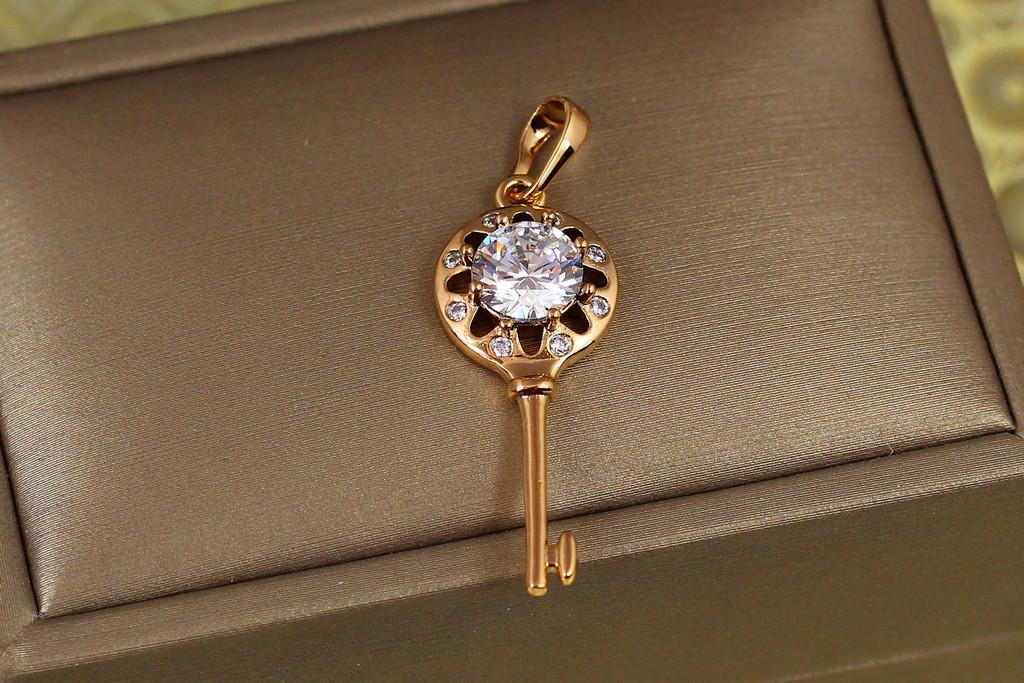 Кулон Xuping Jewelry англійський ключ 3,2 см Золотистий (2253987558)