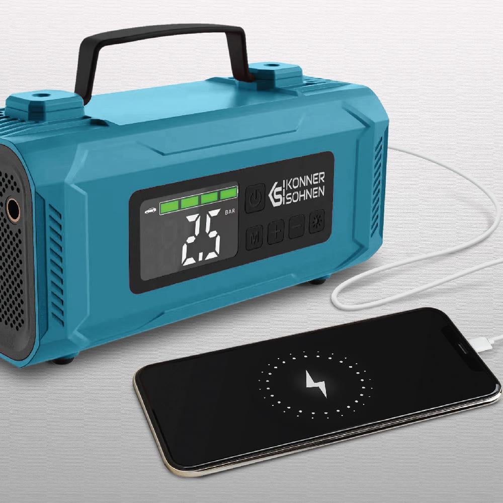 Пристрій пусковий BMKS JSP-2000 АКБ багатофункціональний із компресором 14800 мАг - фото 12 Пристрій пусковий BMKS JSP-2000 АКБ багатофункціональний із компресором 14800 мАг - фото 12