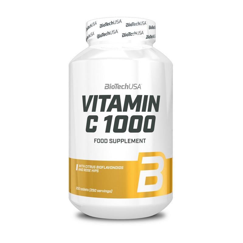 Витамин C с шиповником и биофлавоноидами BioTech Vitamin C 1000 250 табл.
