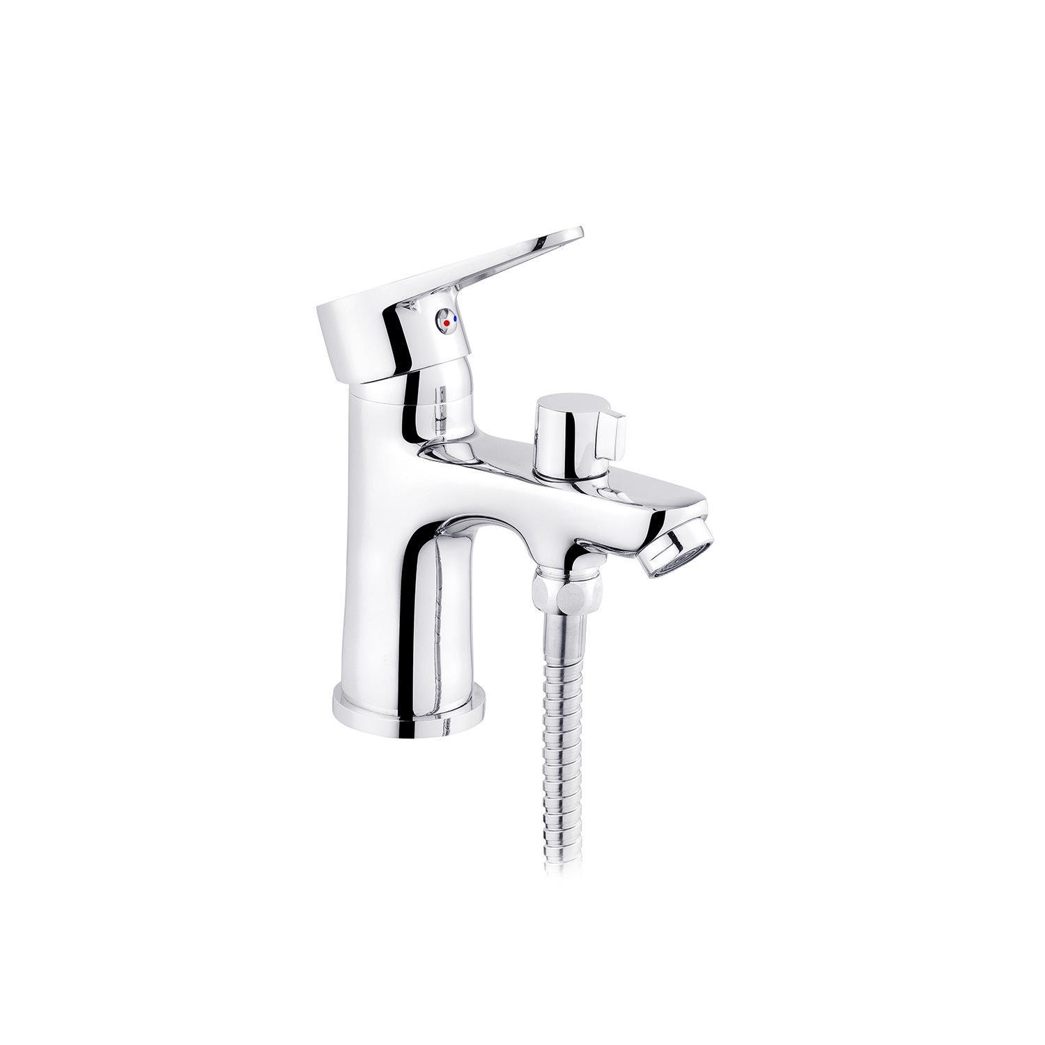 Смеситель для раковины Kroner KRM Elbe с гигиеническим душем (C015) - фото 4