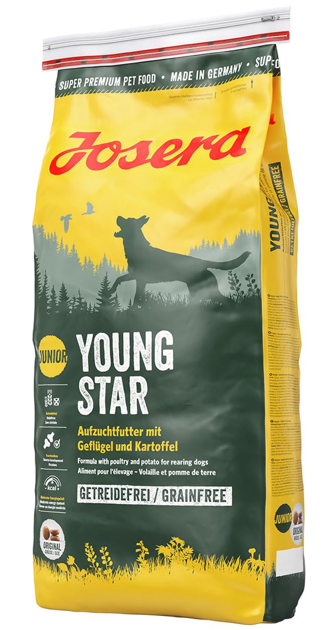 Сухой корм Josera Young Star беззерновой для щенков средних и крупных пород от 8 недель 15 кг