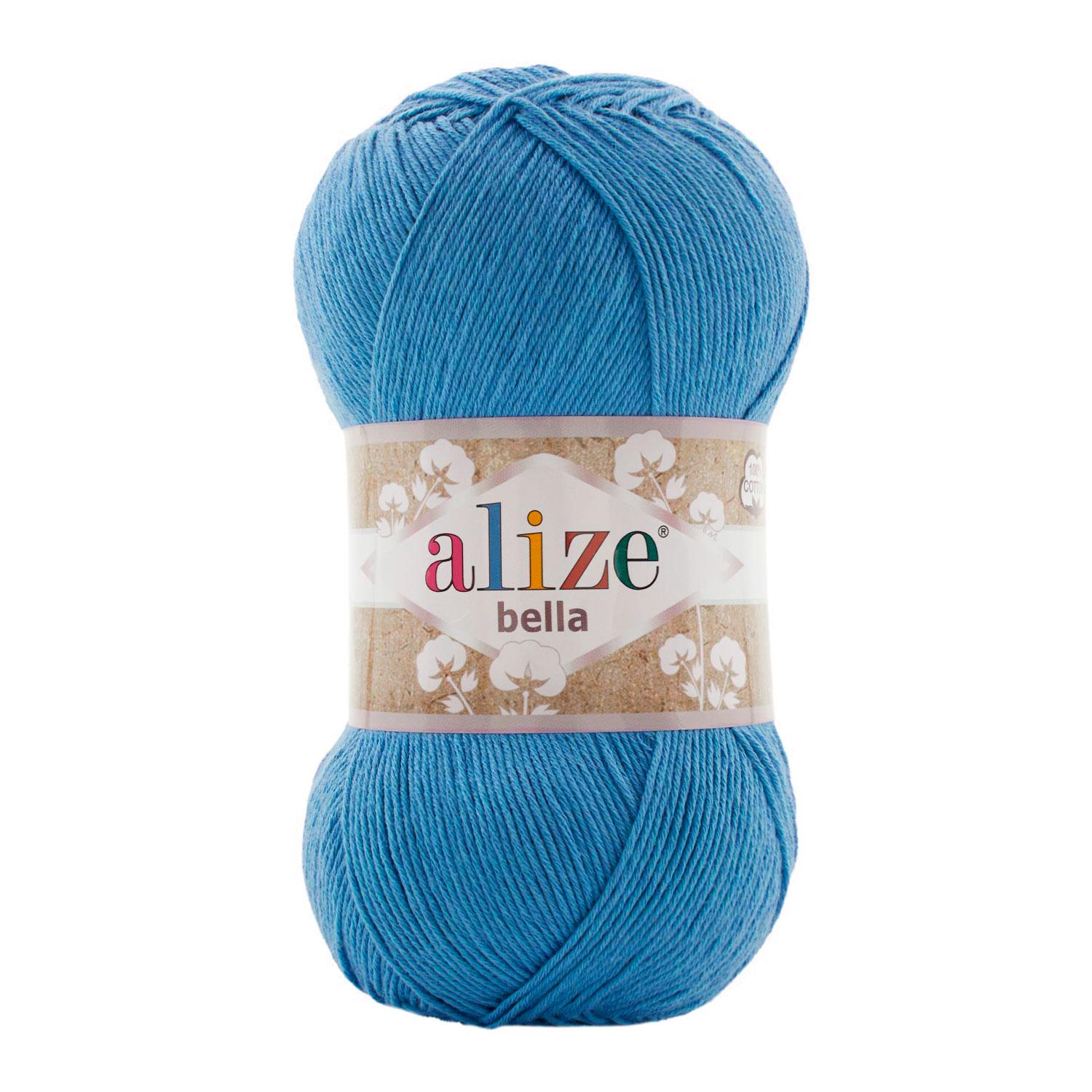 Пряжа Alize Bella 100 245 Синій (7565)