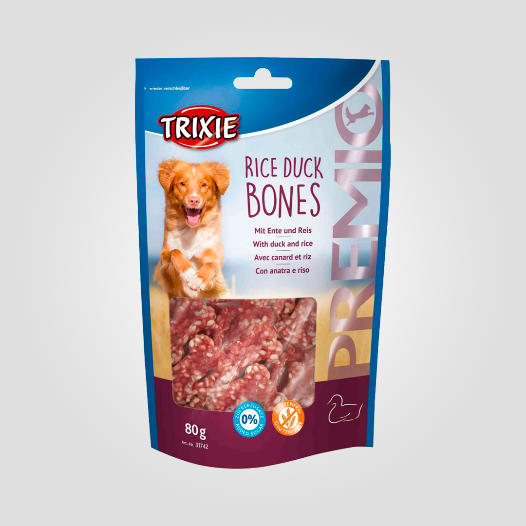 Лакомство для собак Trixie Premio Rice Duck Bones утка с рисом 80 г (20504818)