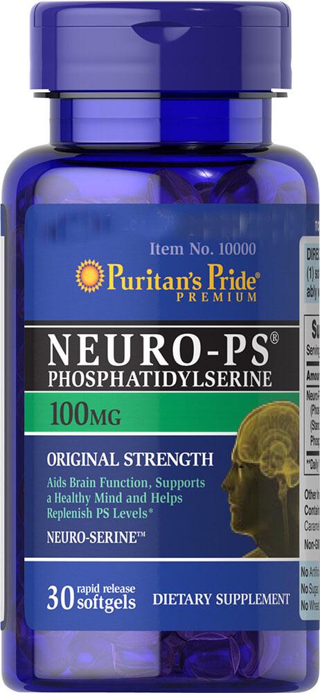 Натуральна добавка Neuro-PS 100 mg 30 softgels (100-28-0490590-20)