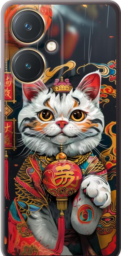 Чехол на Vivo Y27 China Cat v2 (6135u-579-42517)