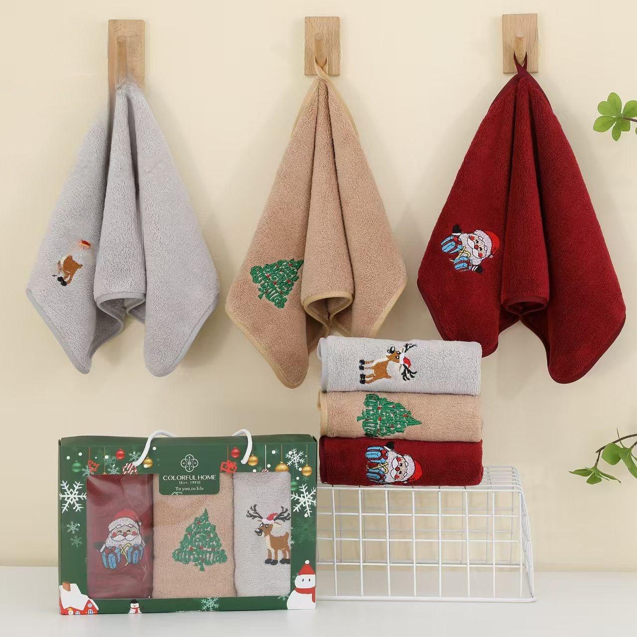 Набір кухонних рушників подарунковий Colorful Home з петелькою із мікрофібри 3 шт. 25х50 см (1650) - фото 5