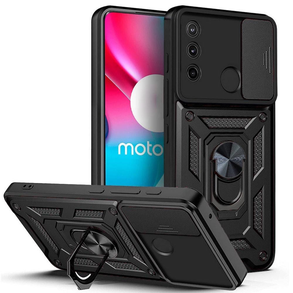 Чехол с защитой камеры 3DGuard Motorola E7 Power Black (32451-2B)