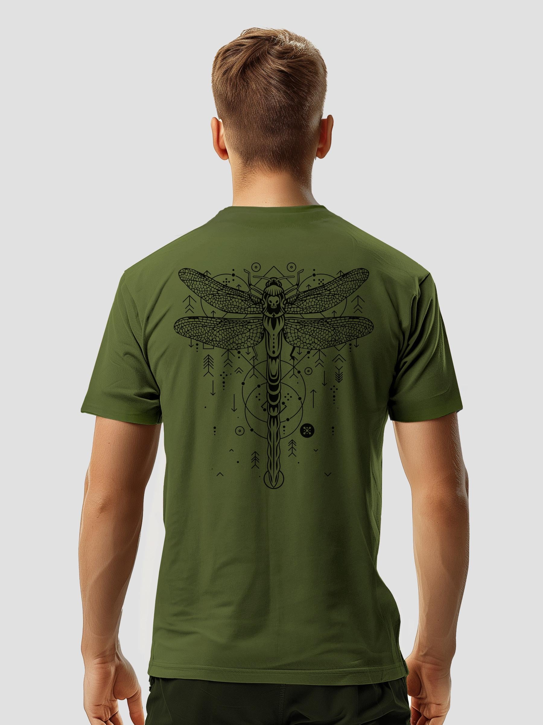Футболка мужская Dragonfly M Хаки (DRG-TM-KH-M)