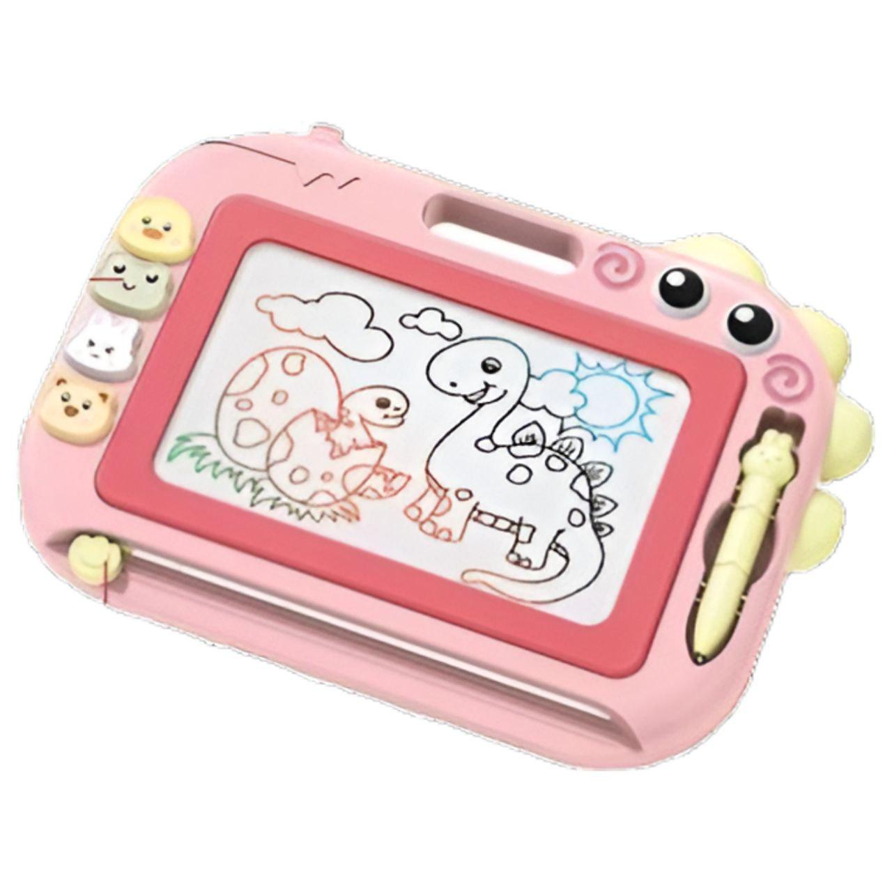 Планшет для малювання магнітний QS 28002 кольоровий із 4 штампами (31237604)