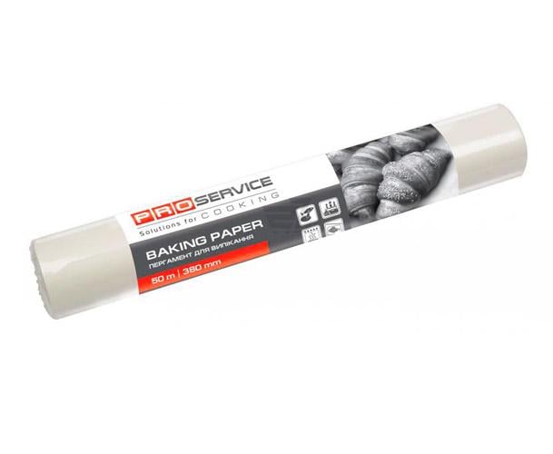 Пергамент для випікання Pro Servise силіконізований 0,38х50 м Білий (14401300)
