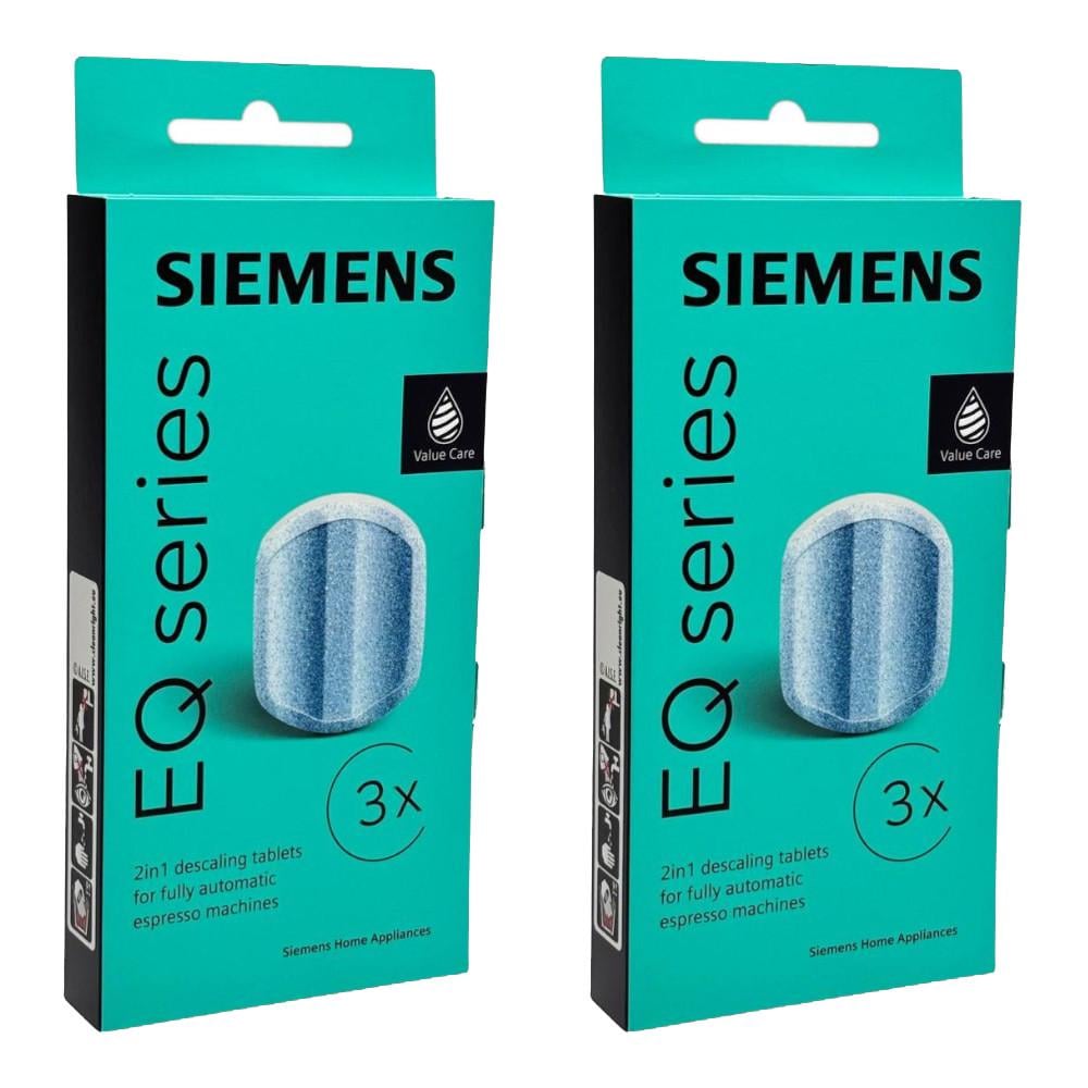 Таблетки для удаления накипи SIEMENS 3шт TZ80002A 2 упаковки