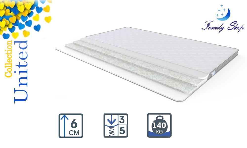 Матрац футон Family Sleep Respect 160x200 см (1677853112) - фото 3 Матрац футон Family Sleep Respect 160x200 см (1677853112) - фото 3