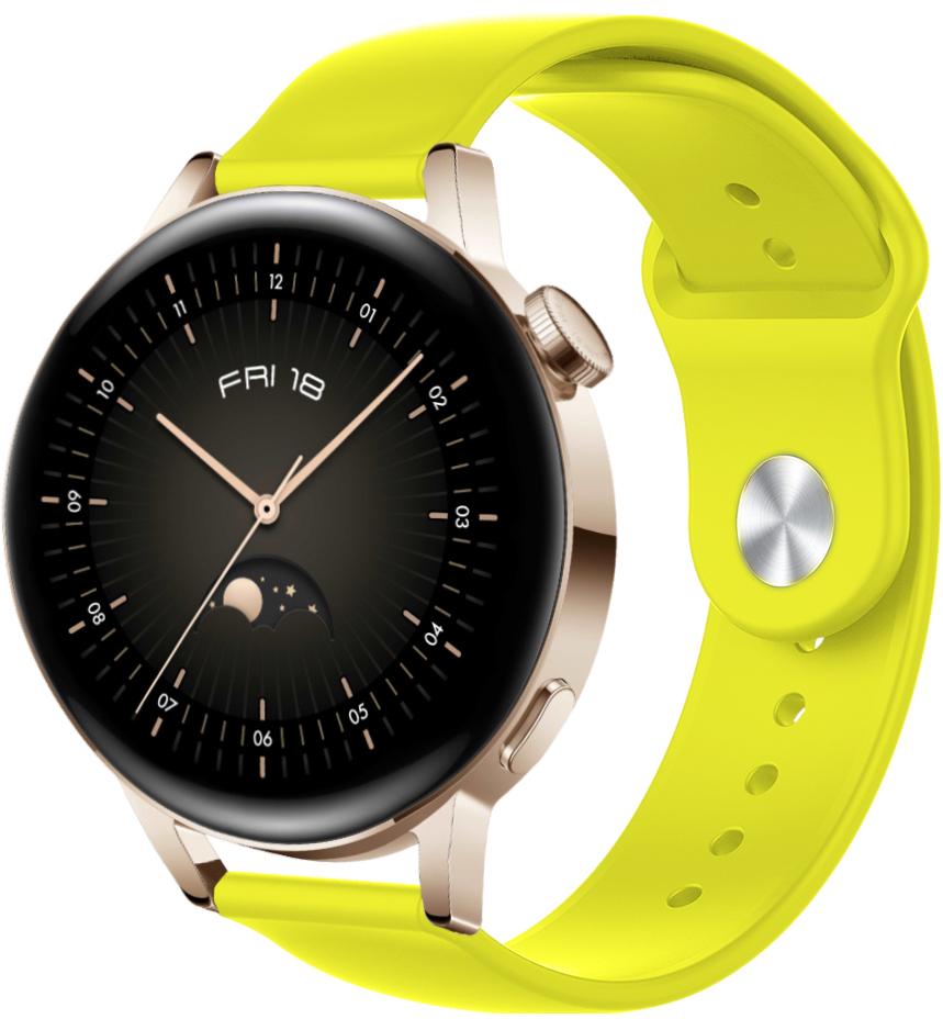 Ремінець Base для Huawei Watch GT3 42 мм Yellow (26164-0A)