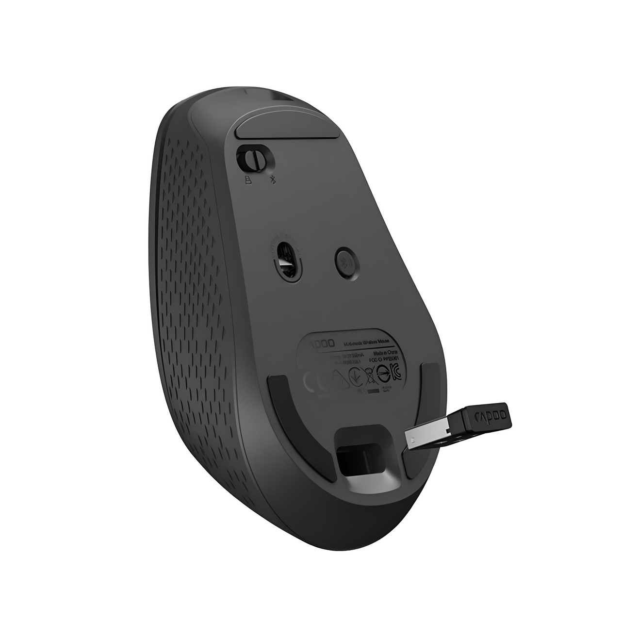 Мышь RAPOO M300L Silent беспроводная с аккумулятором 2400 DPI Light grey (2786650894) - фото 5 Мышь RAPOO M300L Silent беспроводная с аккумулятором 2400 DPI Light grey (2786650894) - фото 5