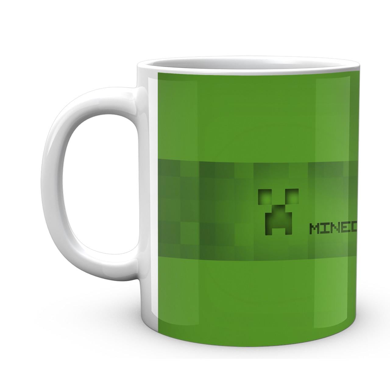 Чашка Gee! Minecraft Майнкрафт Крипер Зеленая полоса MС.02.372