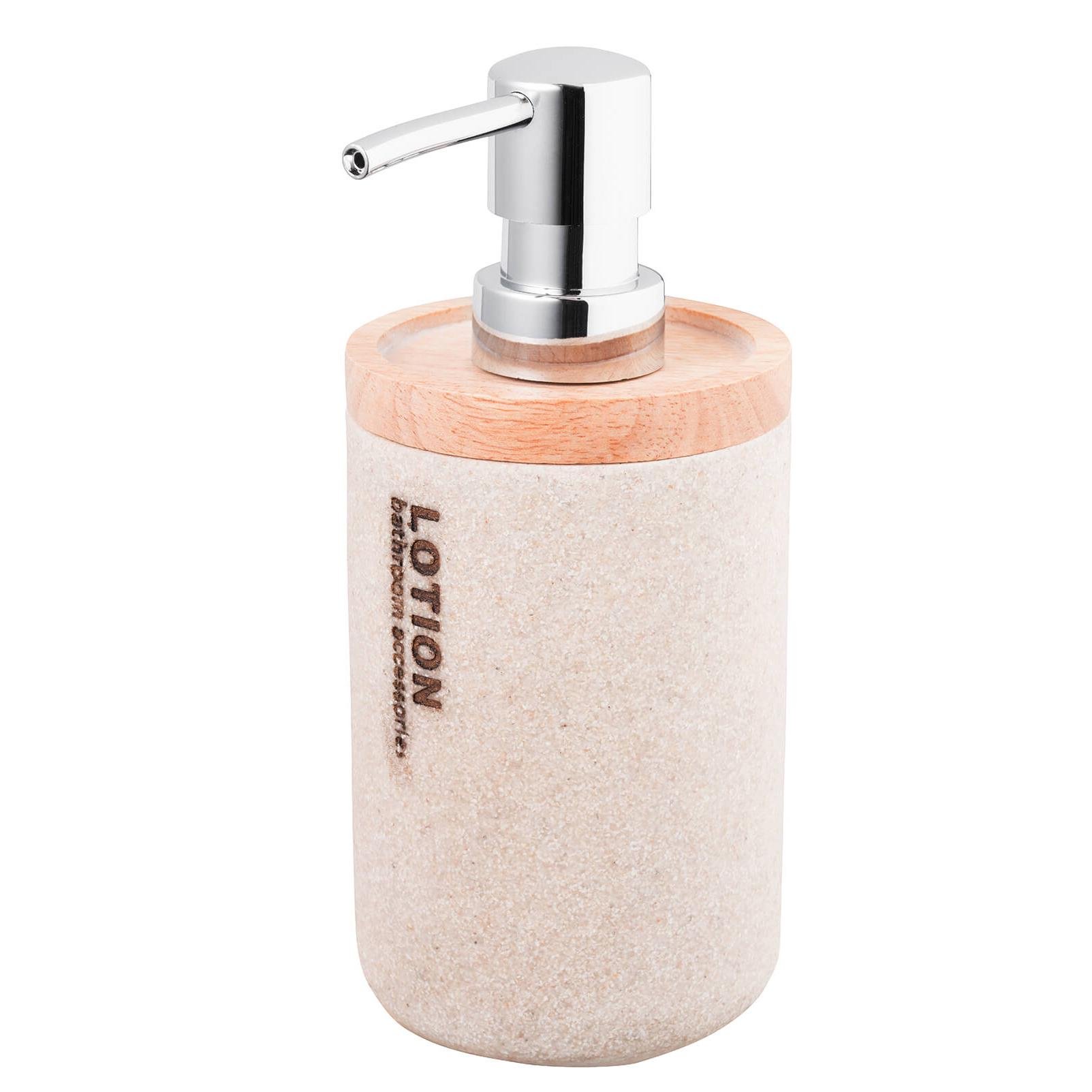 Дозатор для жидкого мыла Bisk DAKAR 07567 300 мл Бежевый (26357842)