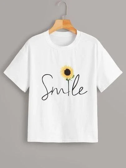 Футболка жіноча з принтом Pin-000-385 повсякденна XL Білий (2664087575) Футболка жіноча з принтом Pin-000-385 повсякденна XL Білий (2664087575)