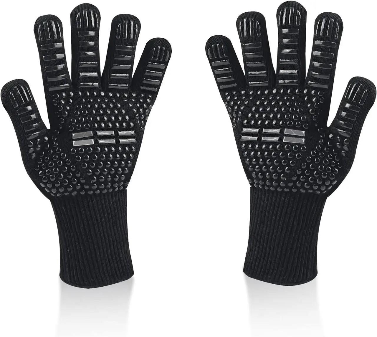 Перчатки для гриля термостойкие BBQ до 800 °C EN407 L/XL/XXL 2 шт. (26465480)