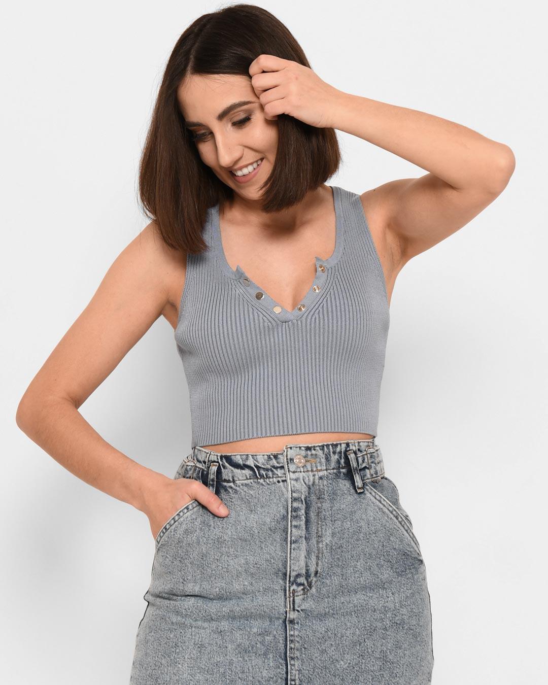 Топ женский Carica-6621-11 XS-M Голубой (2000002408659) Топ женский Carica-6621-11 XS-M Голубой (2000002408659)