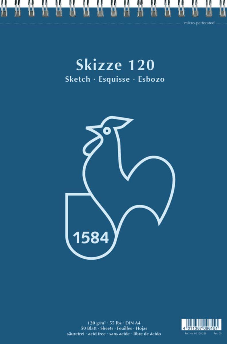 Альбом для графики Hahnemühle Sketch Skizze120 50 л. А4 (60120268)