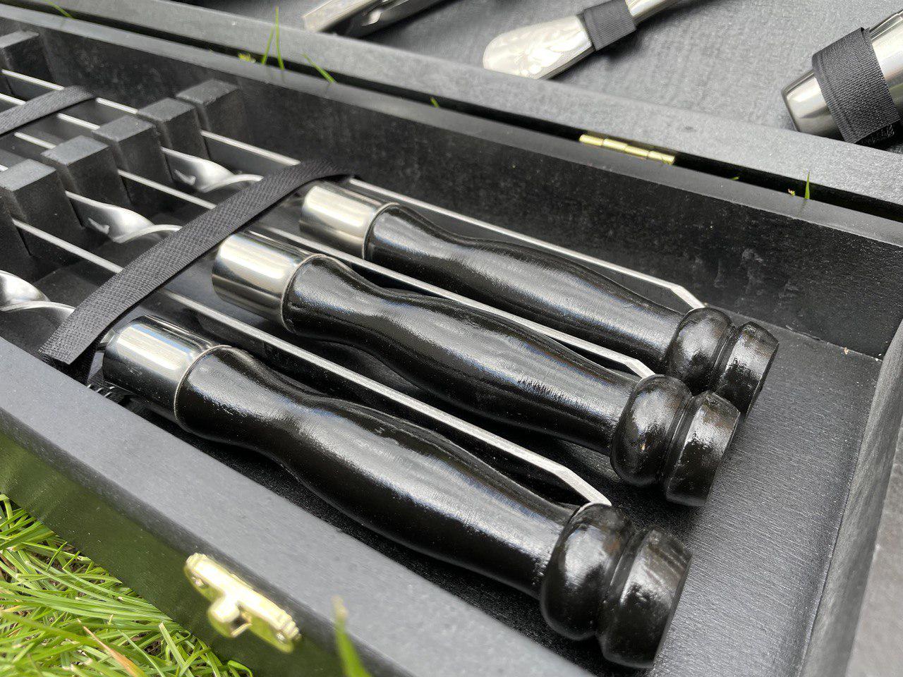 Набор шампуров в кейсе Пикник 17 S1 - фото 3