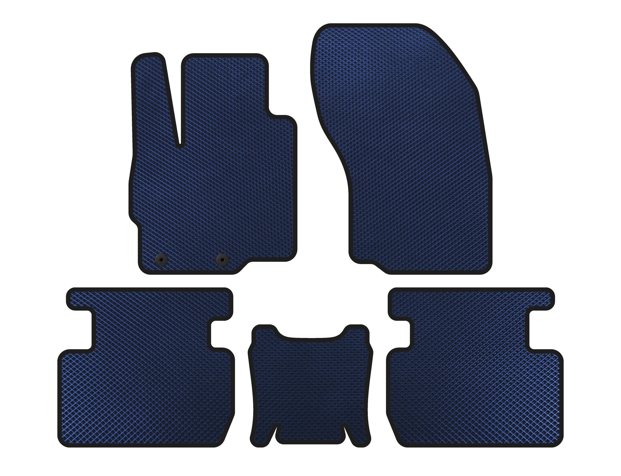 Коврики EVA Digital Designs для Mitsubishi Outlander 2021- гг. Синий (140374)