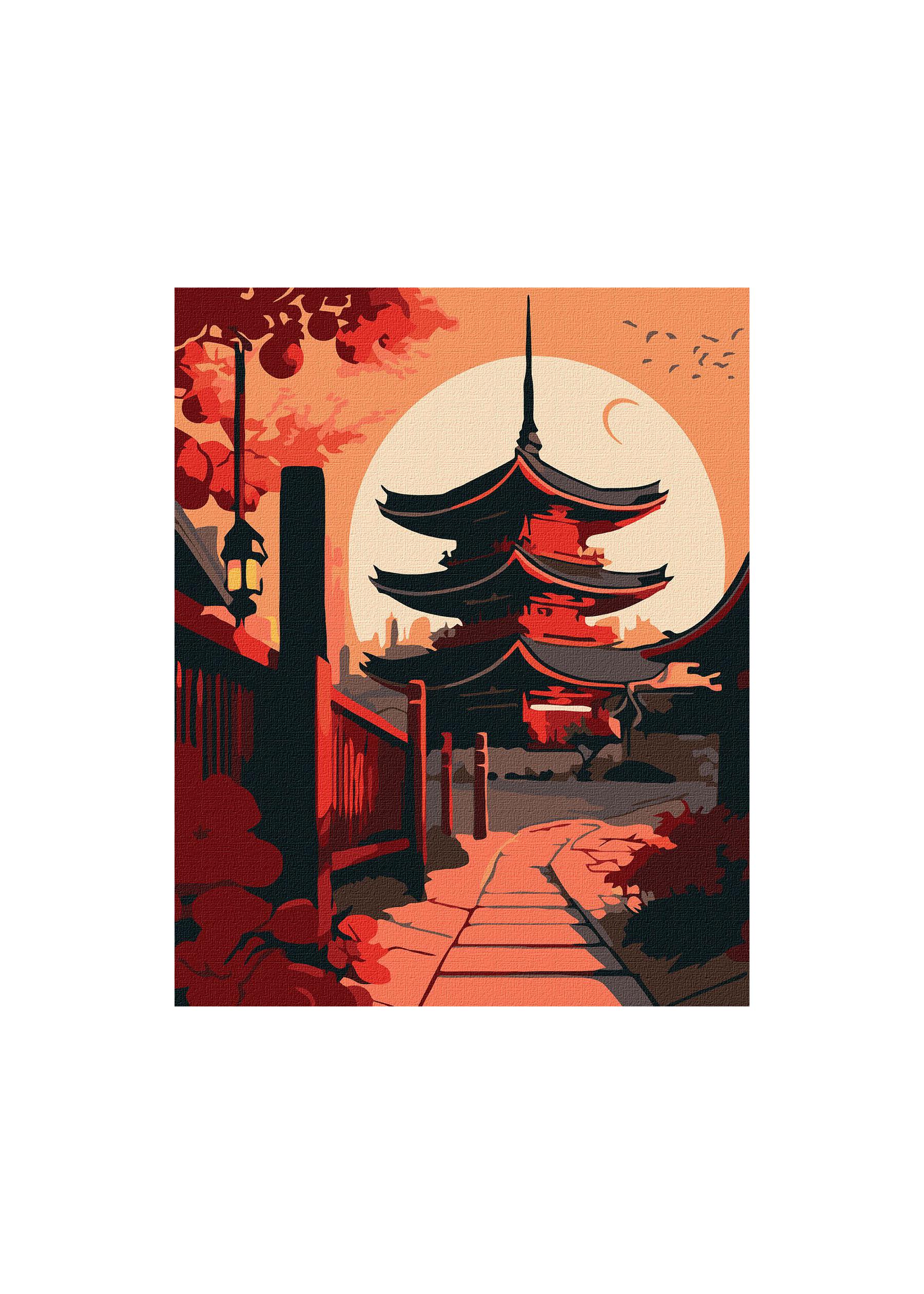 Картина по номерам Идейка Восточный пейзаж 40х50 (КНO5109)