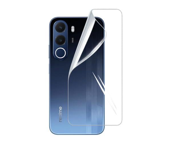 Пленка гидрогелевая Hydrogel Film для Realme P4x 4G на заднюю панель Transparent