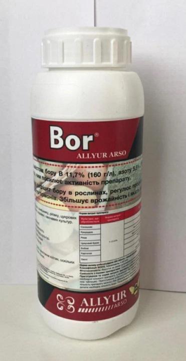 Микроудобрение Хелат Бора ALLYUR ARSO 1 л