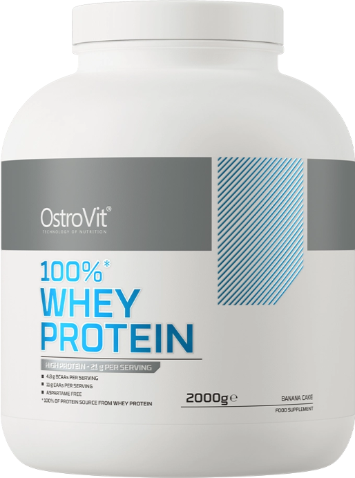 Протеин OstroVit Whey Protein 2000 g 66 servings Banana Cake