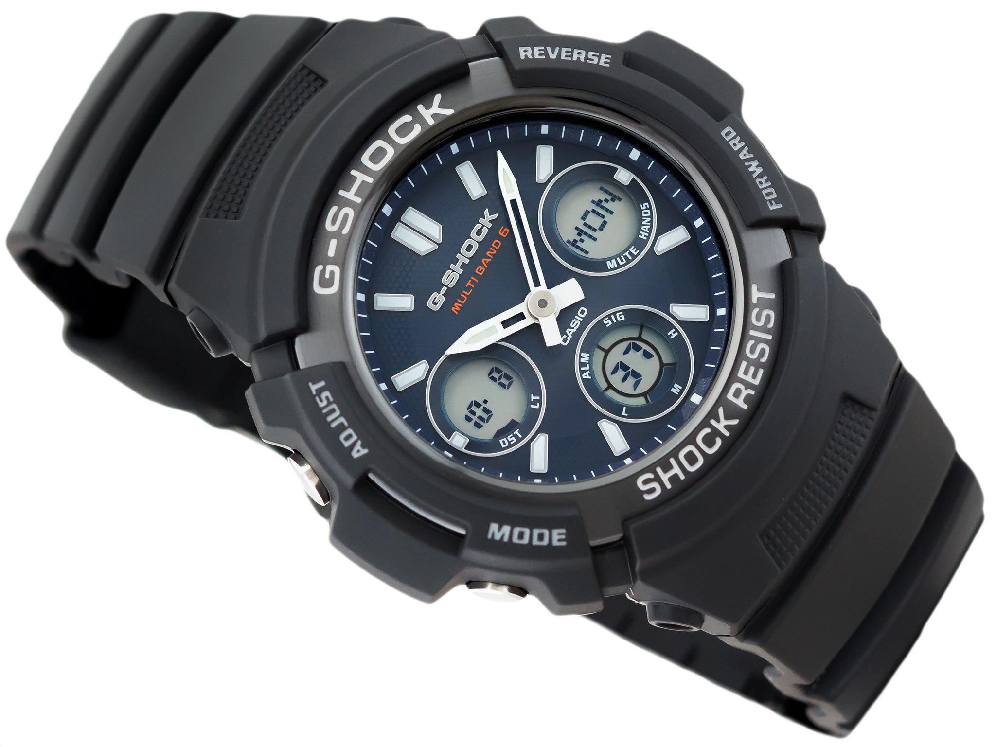 Часы Casio G-SHOCK AWG-M100SB-2AER (1485) - фото 2 Часы Casio G-SHOCK AWG-M100SB-2AER (1485) - фото 2