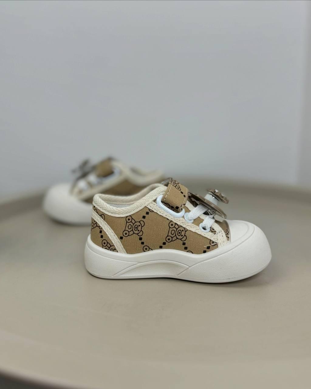 Кросівки дитячі р. 21 Бежевий (1402) - фото 5 Кросівки дитячі р. 21 Бежевий (1402) - фото 5