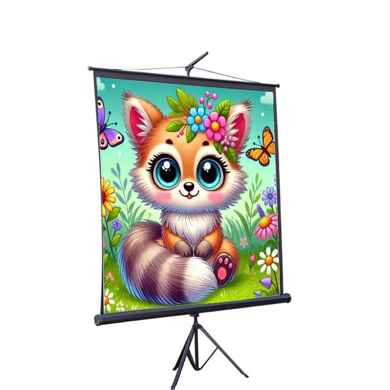 Екран проекційний ATRIA TRM-NTSC-60D мобільний тринога 60" 121х91 см/4:3 (23252035) - фото 4 Екран проекційний ATRIA TRM-NTSC-60D мобільний тринога 60" 121х91 см/4:3 (23252035) - фото 4