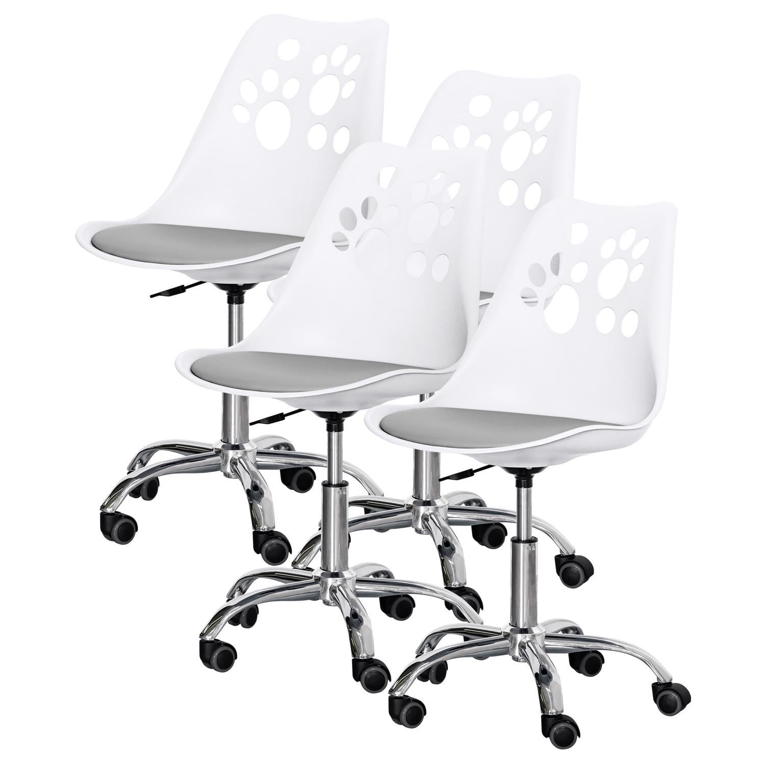 Кресло детское Evo-Kids Indigo 4 шт. White/Grey (H-232 W/G-X4)