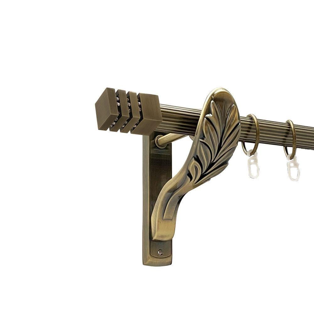 Карниз для штор Orvit Ацтека однорядний рифлений 25 мм 300 см Антик (00-00016589)