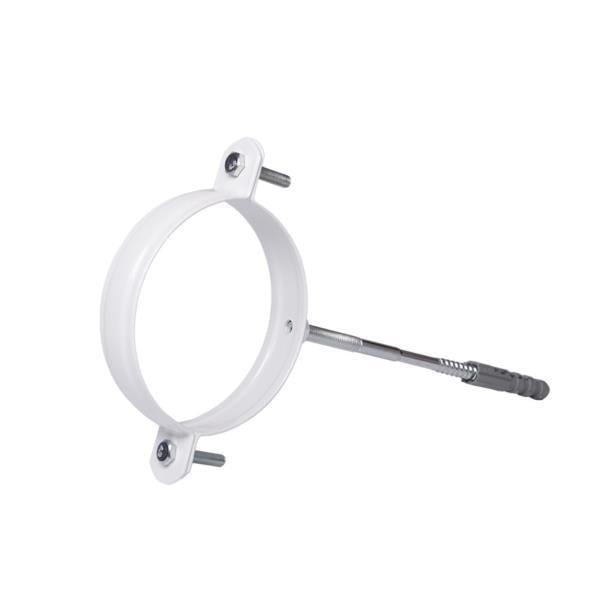 Держатель трубы Regenau L-100 125/80 металлический Белый