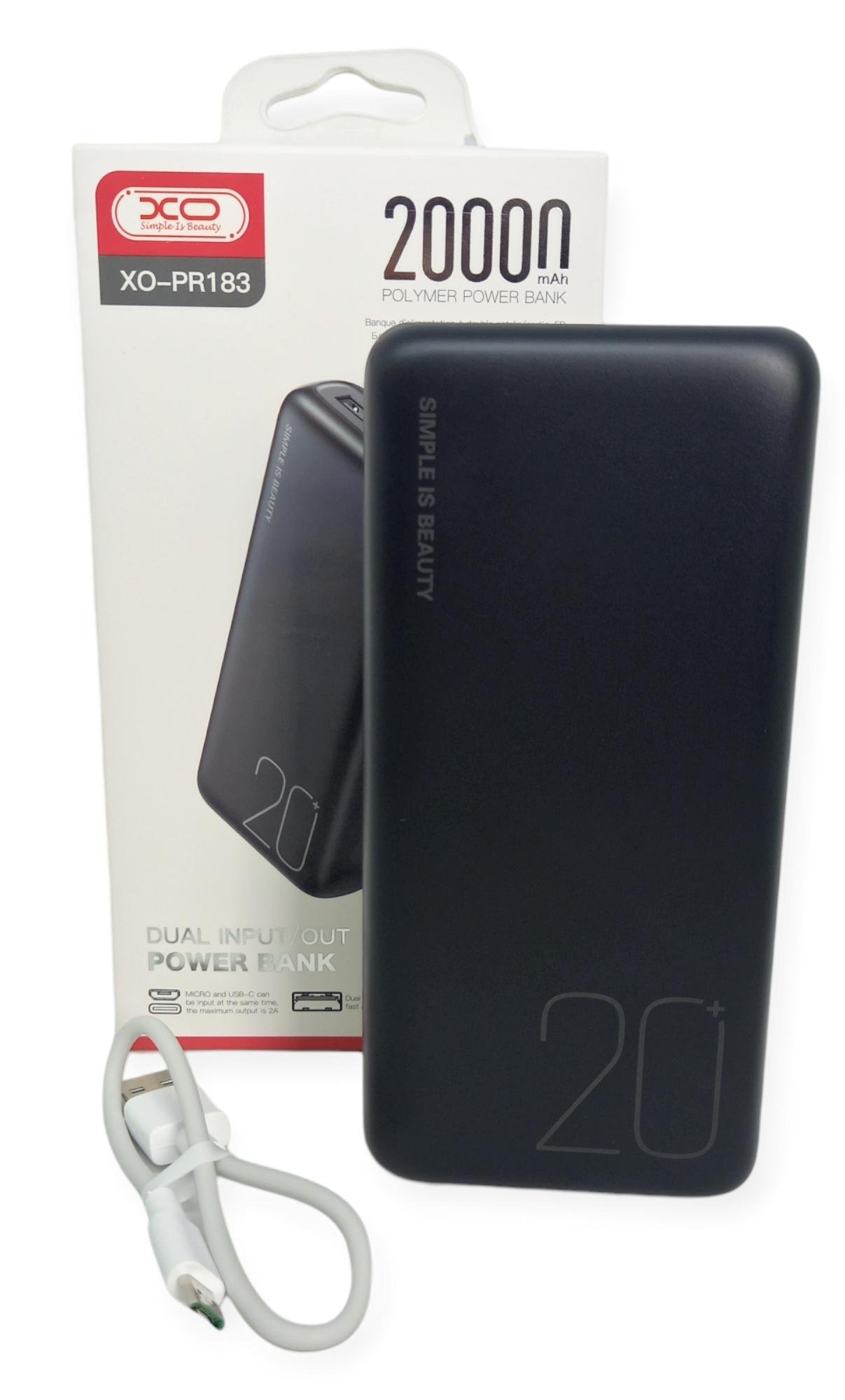 Повербанк XO PR183 20000 mAh