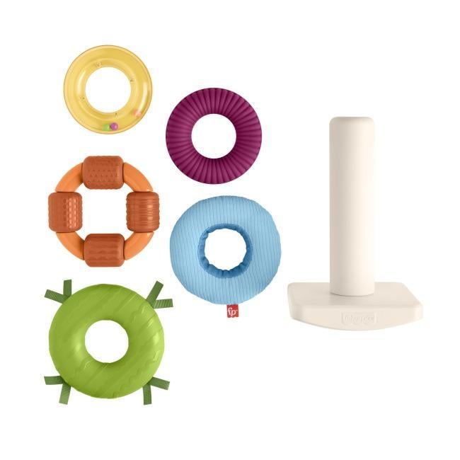 Пірамідка Розвиток сенсорики Fisher-Price HхK47 - фото 4 Пірамідка Розвиток сенсорики Fisher-Price HхK47 - фото 4