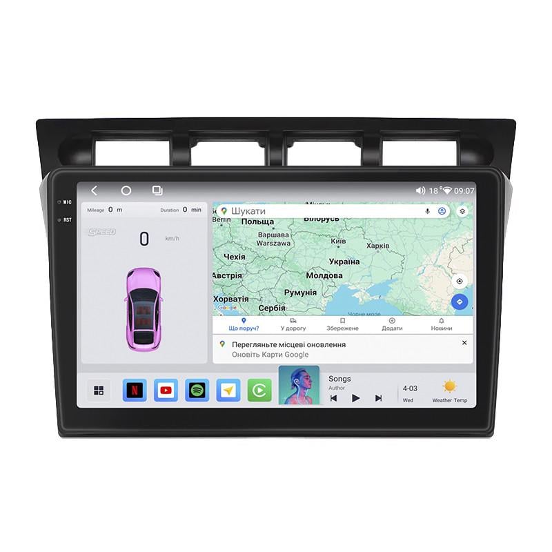 Автомагнитола штатная Lesko для KIA Picanto I 2004-2007р 4/64 QLED CarPlay 4G Wi-Fi GPS Prime 9" (22391627)