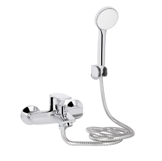 Змішувач для ванни Lidz Tani 0061 LDTAN0061CRM44963 c душовим гарнітуром Chrome (k40)