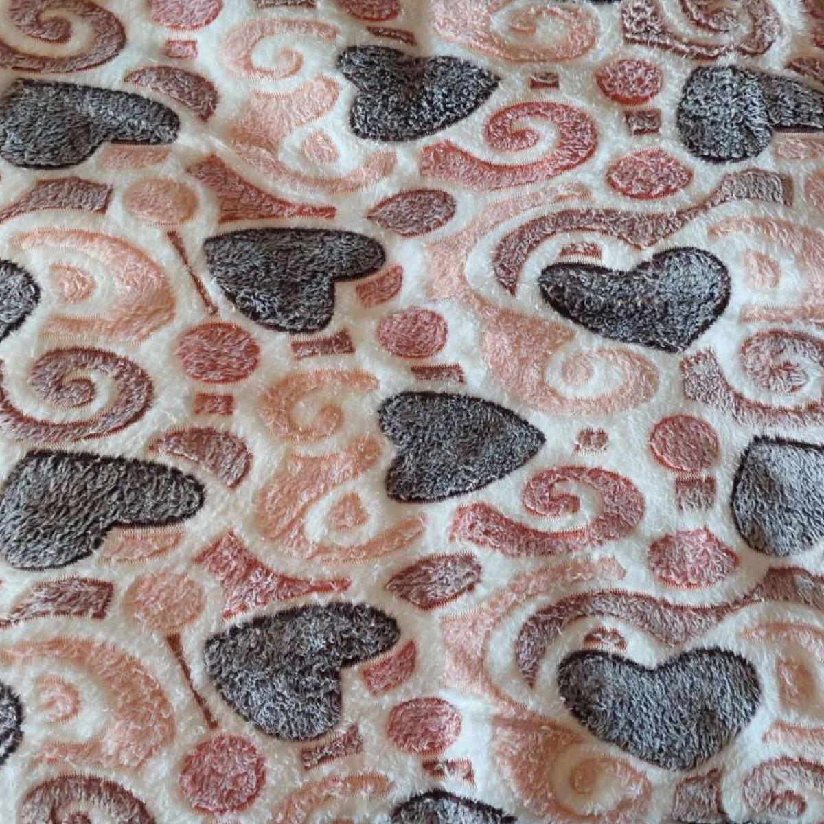 Плед Koloco Стрижка Сердца двуспальный 180х200 см Серый (36921) Плед Koloco Стрижка Сердца двуспальный 180х200 см Серый (36921)