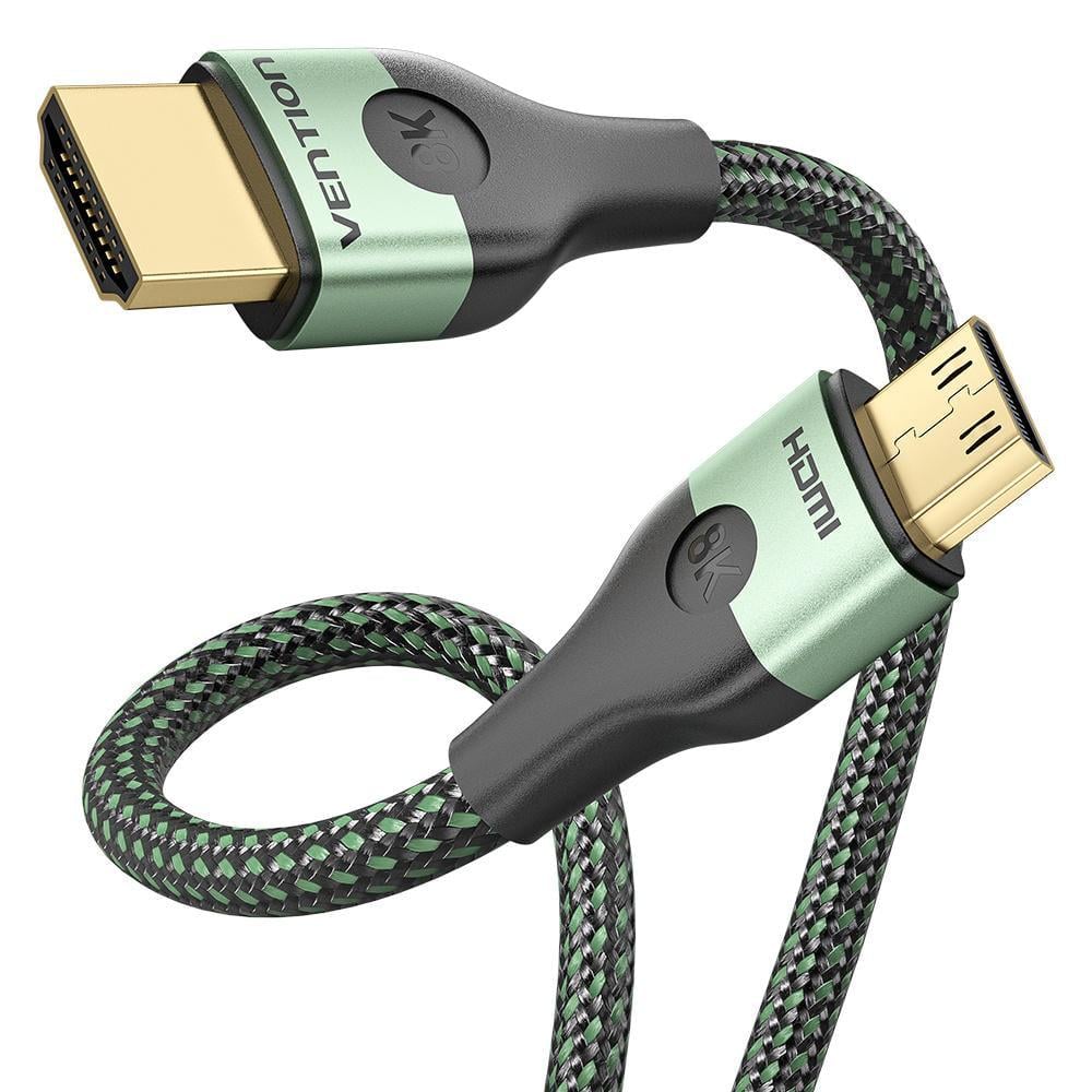 Кабель Mini HDMI на HDMI Vention 8K 2 м Зеленый (AGJGH) Кабель Mini HDMI на HDMI Vention 8K 2 м Зеленый (AGJGH)