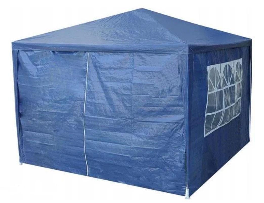 Павильон садовый с 4 стенками 3х3 м Синий (30501482) - фото 3