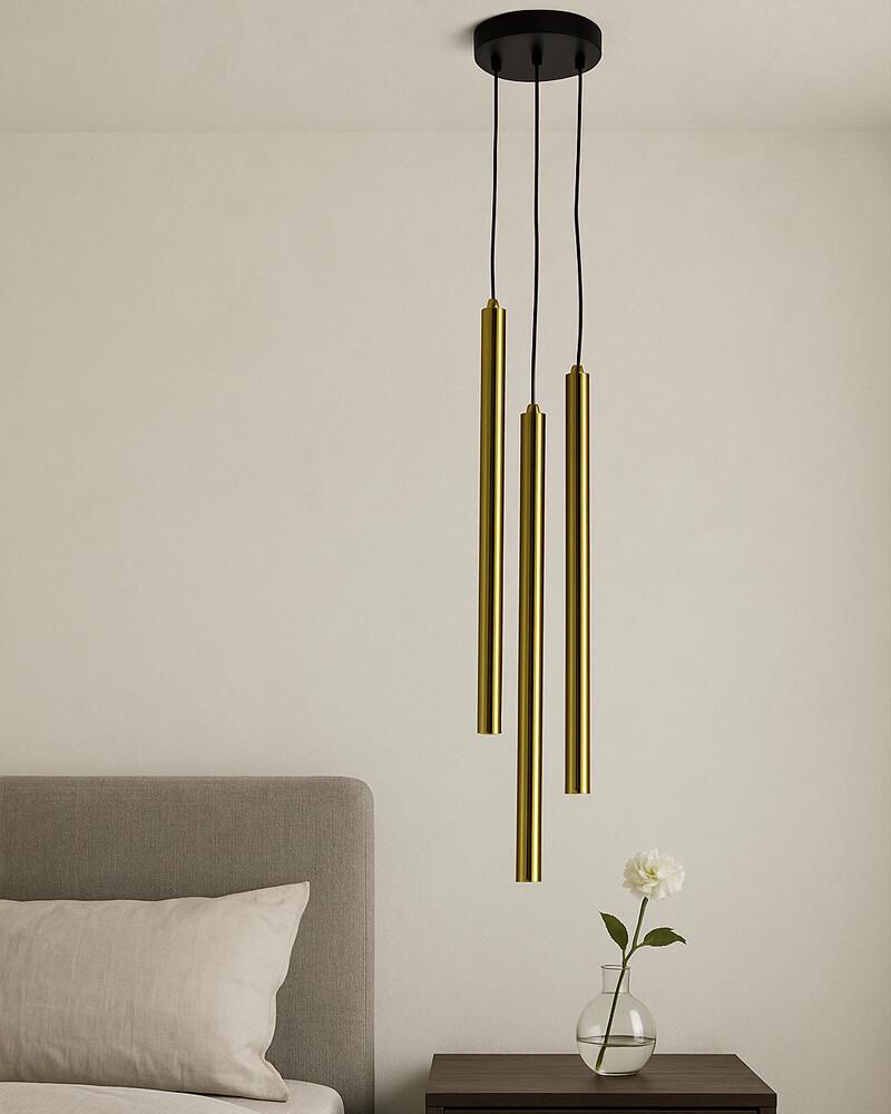 Підвісний світильник Edlin PLP2411-3G Renti G9 3x10W IP20 Латунний (32205335) - фото 2 Підвісний світильник Edlin PLP2411-3G Renti G9 3x10W IP20 Латунний (32205335) - фото 2