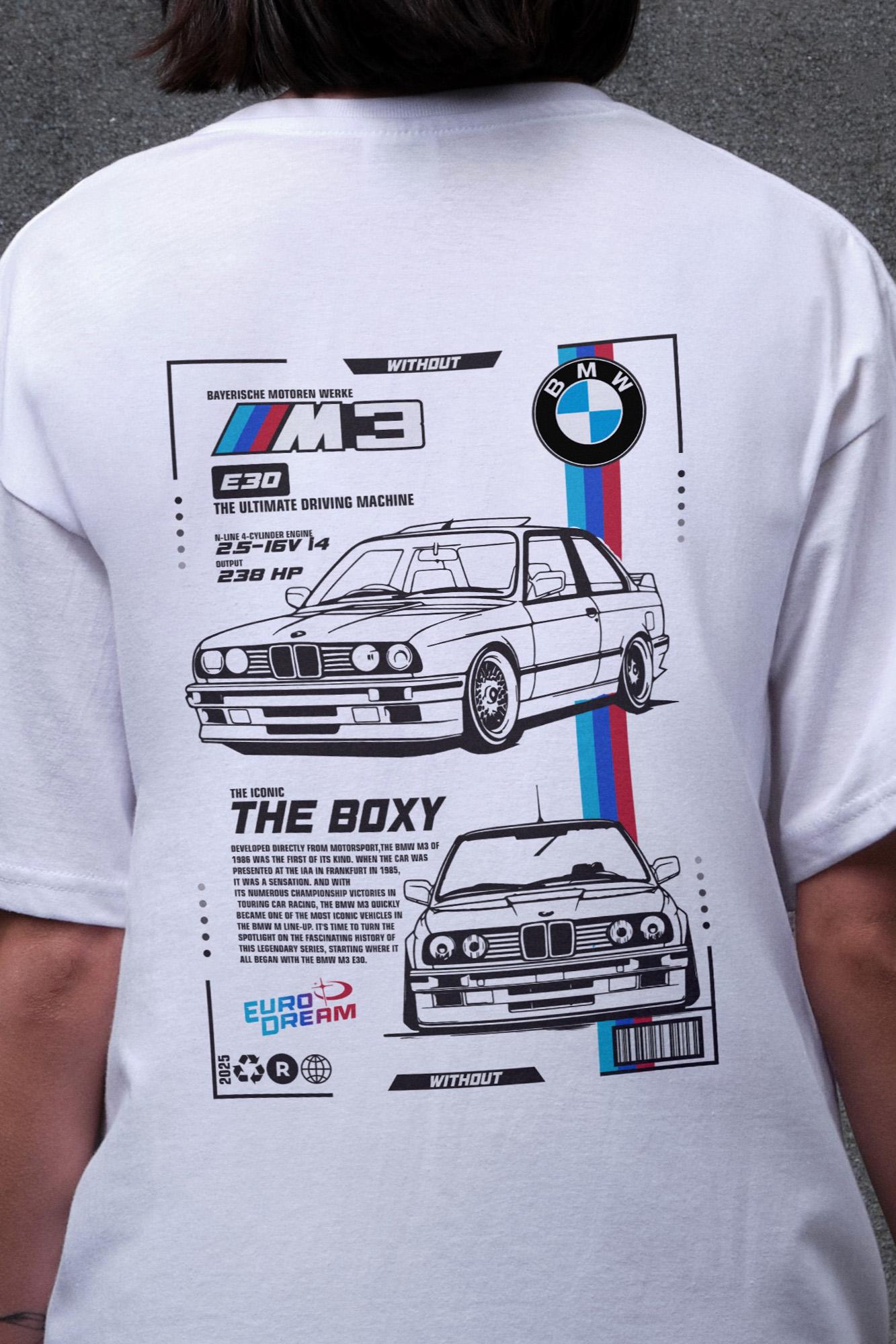 Футболка женская Without с принтом BMW оверсайз S/M White (S8049631) - фото 2 Футболка женская Without с принтом BMW оверсайз S/M White (S8049631) - фото 2