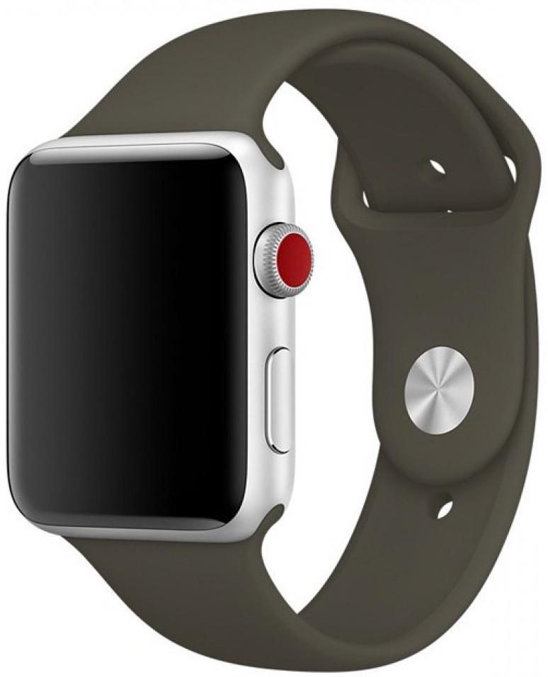 Силиконовый ремешок Band Sport Series for Apple Watch 40/38mm, Dark Olive (HC)