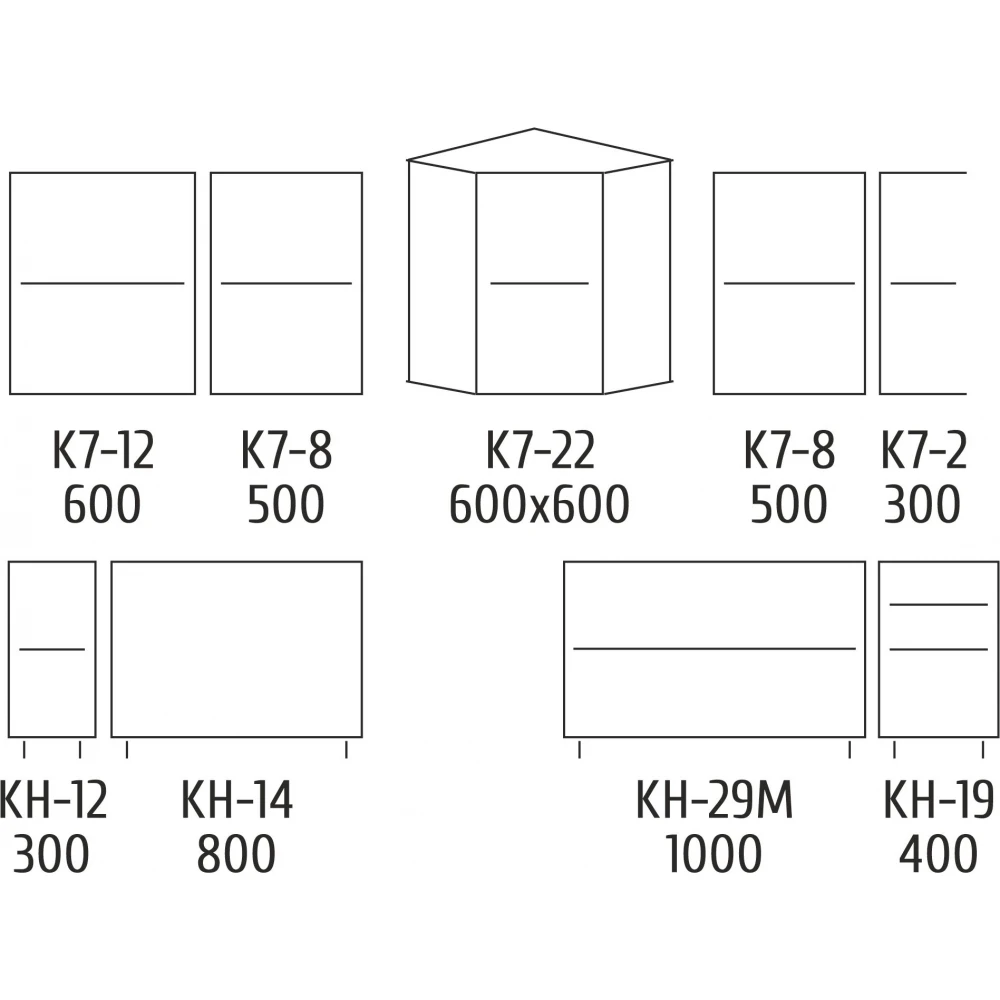 Кухня угловая Грейс 110x200 см Коричневый (S-80-006-167) - фото 4